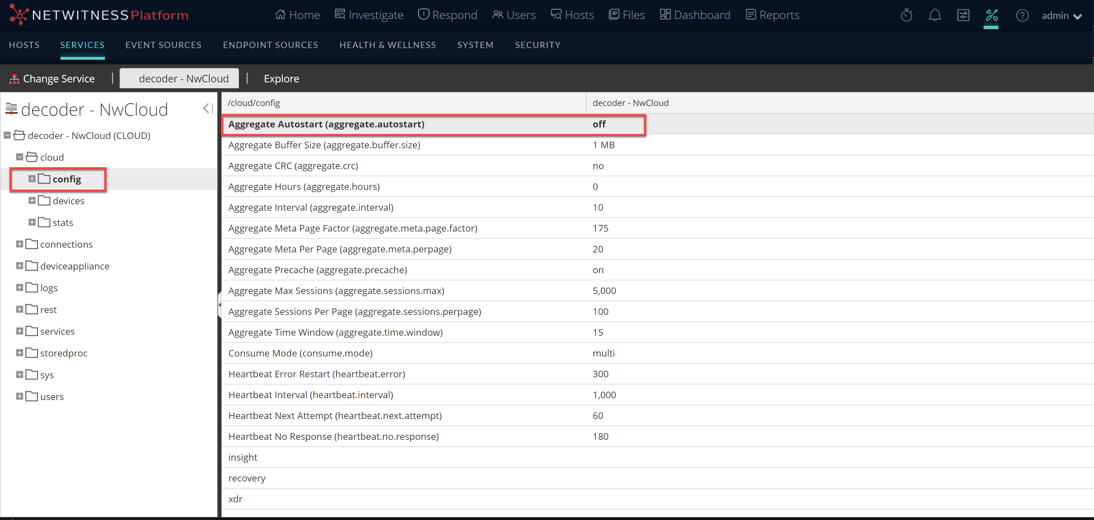 View network behavior panel for assets