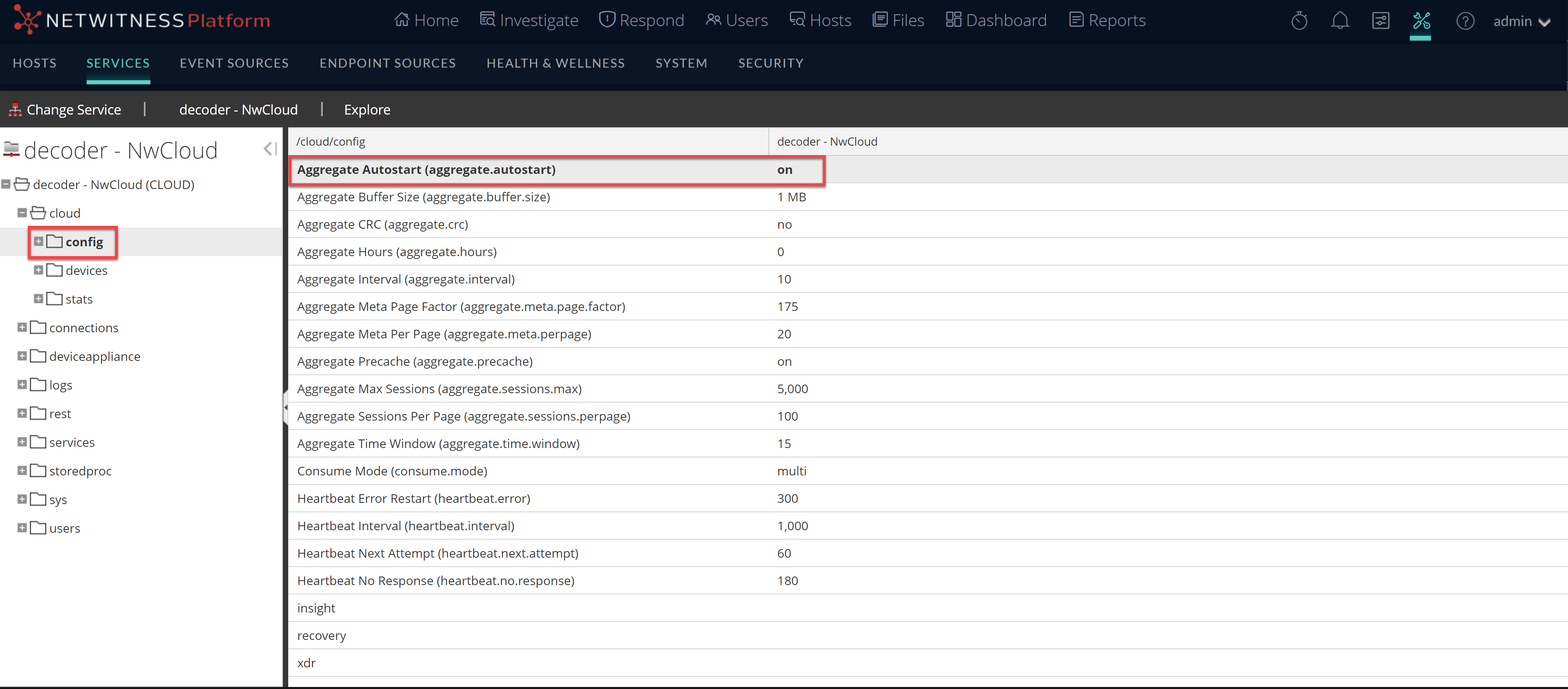 View network behavior panel for assets